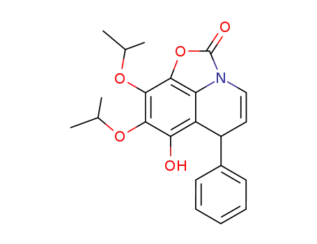 2H,6H-Oxazolo[5,4,3-ij]quinolin-2-one,  7-hydroxy-8,9-bis(1-methylethoxy)-6-phenyl-