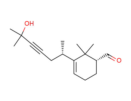 (R)-3-((S)-5-Hydroxy-1,5-dimethyl-hex-3-ynyl)-2,2-dimethyl-cyclohex-3-enecarbaldehyde