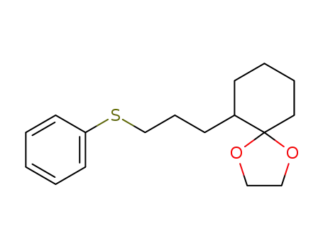 6-(3-Phenylsulfanyl-propyl)-1,4-dioxa-spiro[4.5]decane
