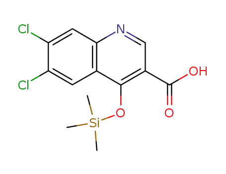 6,7-dichloro-4-trimethylsilanyloxy-quinoline-3-carboxylic acid