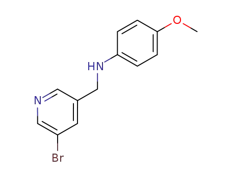 N-((5-bromopyridin-3-yl)methyl)-4-methoxyaniline