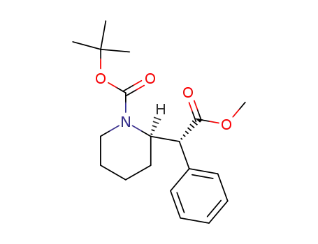 (R)-2-((R)-Methoxycarbonyl-phenyl-methyl)-piperidine-1-carboxylic acid tert-butyl ester