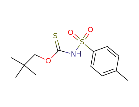 Molecular Structure of 175725-45-8 (neopentyl N-toluenesulfonyl thioxocarbamate)