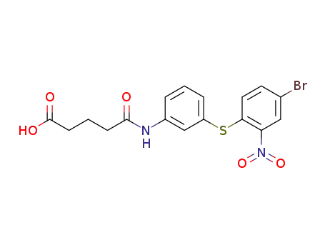 4-[3-(4-Bromo-2-nitro-phenylsulfanyl)-phenylcarbamoyl]-butyric acid