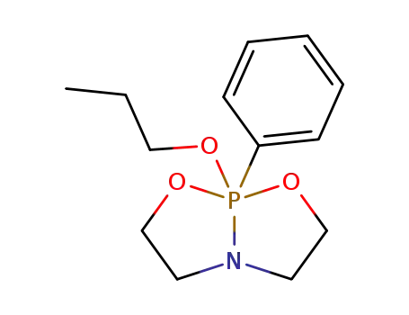 Molecular Structure of 71160-46-8 ((8-<i>TB</i>-5-11)-8-phenyl-8-propoxy-tetrahydro-8λ<sup>5</sup>-[1,3,2]oxazaphospholo[2,3-<i>b</i>][1,3,2]oxazaphosphole)