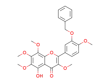 2-(3-Benzyloxy-4-methoxy-phenyl)-5-hydroxy-3,6,7,8-tetramethoxy-chromen-4-one