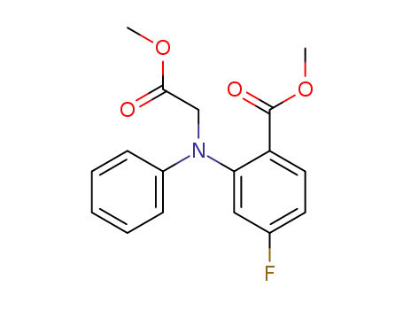 4-Fluoro-2-(methoxycarbonylmethyl-phenyl-amino)-benzoic acid methyl ester