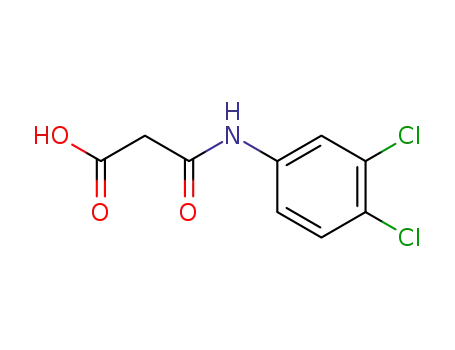 Molecular Structure of 17722-36-0 (3-[(3,4-dichlorophenyl)amino]-3-oxopropanoic acid)