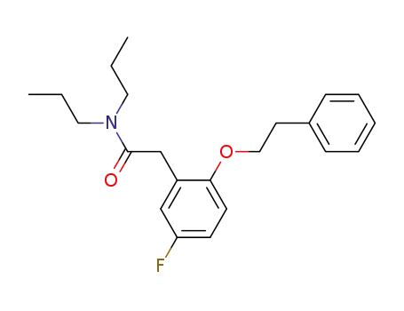 2-(5-fluoro-2-phenethyloxy-phenyl)-<i>N</i>,<i>N</i>-dipropyl-acetamide