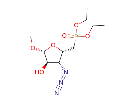 methyl 3-azido-3,5-dideoxy-5-C-diethoxyphosphinyl-β-D-xylofuranoside