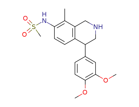 N-[4-(3,4-Dimethoxy-phenyl)-8-methyl-1,2,3,4-tetrahydro-isoquinolin-7-yl]-methanesulfonamide