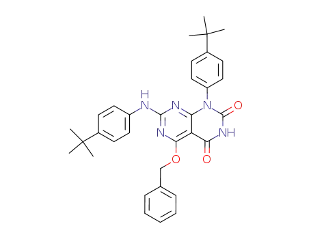 5-Benzyloxy-1-(4-tert-butyl-phenyl)-7-(4-tert-butyl-phenylamino)-1H-pyrimido[4,5-d]pyrimidine-2,4-dione