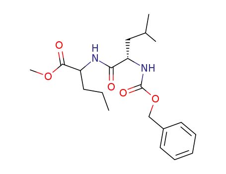 2-((S)-2-Benzyloxycarbonylamino-4-methyl-pentanoylamino)-pentanoic acid methyl ester