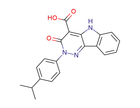 2-(4-Isopropyl-phenyl)-3-oxo-3,5-dihydro-2H-pyridazino[4,3-b]indole-4-carboxylic acid