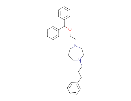 1-(2-(2-(DIPHENYL)METHOXY)ETHYL)-4-(3-PHENYLPROPYL)HOMOPIPERAZINECAS