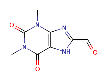 1H-Purine-8-carboxaldehyde,2,3,6,9-tetrahydro-1,3-dimethyl-2,6-dioxo- cas  79927-25-6