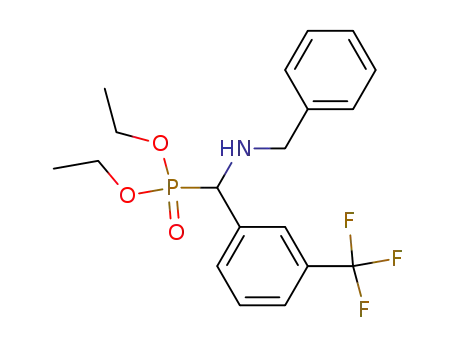 Phosphonic acid,
[[(phenylmethyl)amino][3-(trifluoromethyl)phenyl]methyl]-, diethyl ester