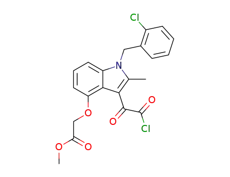[1-(2-Chloro-benzyl)-3-chlorooxalyl-2-methyl-1H-indol-4-yloxy]-acetic acid methyl ester