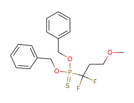 (1,1-Difluoro-3-methoxy-propyl)-phosphonothioic acid O,O-dibenzyl ester