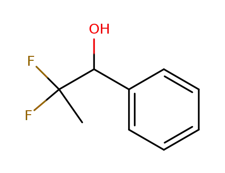 Molecular Structure of 73611-97-9 (2,2-Difluoro-1-phenyl-1-propanol)