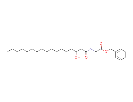 Glycine, N-(3-hydroxy-1-oxoheptadecyl)-, phenylmethyl ester