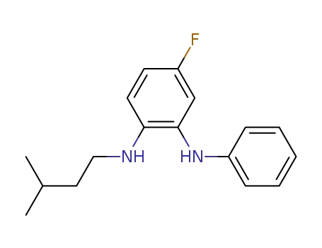 4-Fluoro-N<sup>1</sup>-(3-methyl-butyl)-N<sup>2</sup>-phenyl-benzene-1,2-diamine