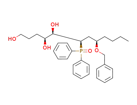 (4S,5R,6R,8R)-8-Benzyloxy-6-(diphenyl-phosphinoyl)-dodecane-1,4,5-triol