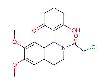 1-(3-hydroxycyclo-2-hexen-1-on-2-yl)-2-chloroacetyl-6,7-dimethoxy-1,2,3,4-tetrahydroisoquinoline