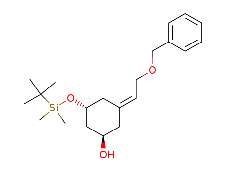(1R,5R)-3-[2-Benzyloxy-eth-(Z)-ylidene]-5-(tert-butyl-dimethyl-silanyloxy)-cyclohexanol
