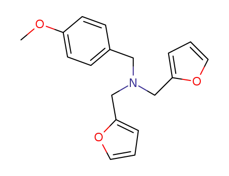 bis(furan-2-ylmethyl)(4-methoxybenzyl)amine