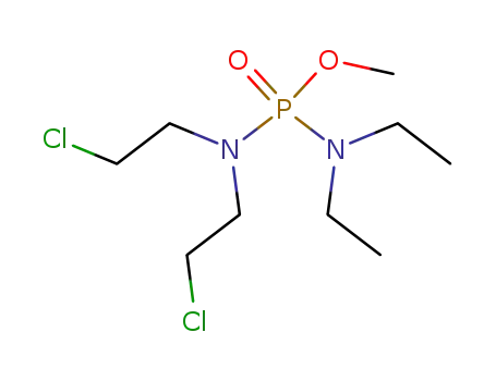 Phosphorodiamidic acid,N,N-bis(2-chloroethyl)-N',N'-diethyl-, methyl ester