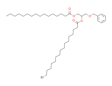 3-O-benzyl-2-(16-bromopalmitoyl)-1-palmitoylglycerol