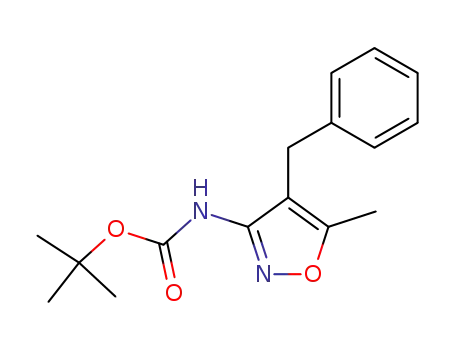 (4-Benzyl-5-methyl-isoxazol-3-yl)-carbamic acid tert-butyl ester