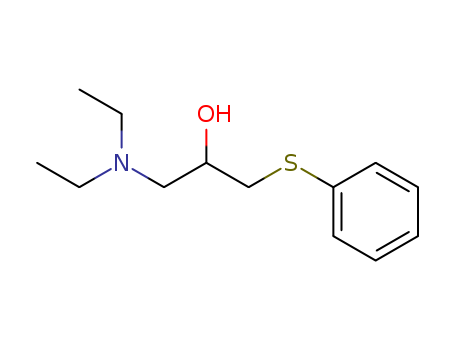1-diethylamino-3-phenylsulfanyl-propan-2-ol cas  39735-95-0