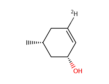 Molecular Structure of 73964-43-9 (cis-3-deuterio-5-methyl-2-cyclohexen-1-ol)