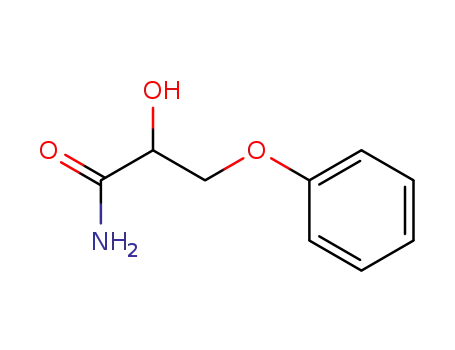 Molecular Structure of 710-12-3 (2-Hydroxy-3-phenoxypropanaMide)