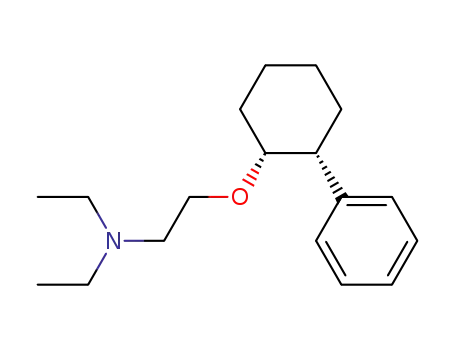 Molecular Structure of 74093-49-5 (2-phenylcyclohexyl N,N-diethylaminoethyl ether)