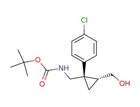 tert-butyl [(1S,2R)-1-(4-chlorophenyl)-2-hydroxymethylcyclopropyl]methylcarbamate