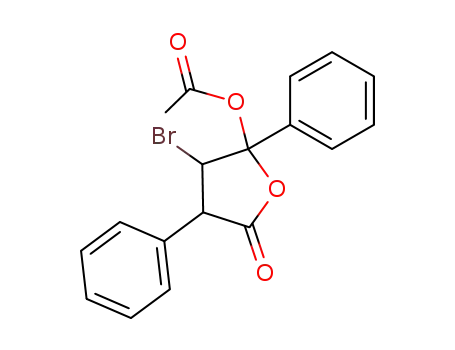5-acetoxy-4-bromo-3,5-diphenyl-dihydro-furan-2-one