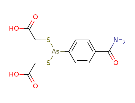 Acetic acid,2,2'-[[[4-(aminocarbonyl)phenyl]arsinidene]bis(thio)]bis-