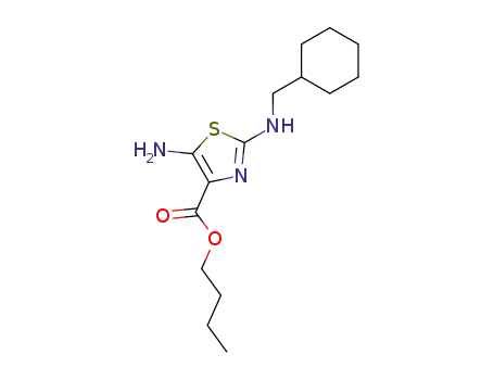 5-amino-2-(cyclohexylmethyl-amino)-thiazole-4-carboxylic acid butyl ester