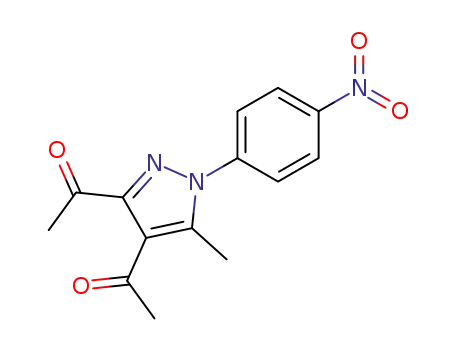 1-[3-Acetyl-5-methyl-1-(4-nitro-phenyl)-1H-pyrazol-4-yl]-ethanone