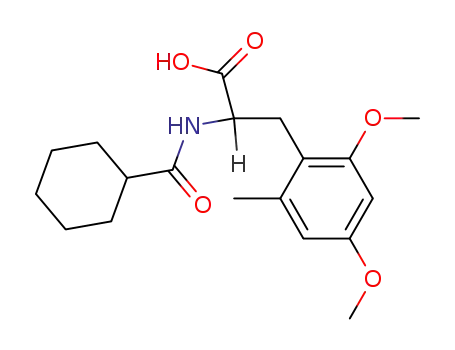Molecular Structure of 7149-89-5 (N-(cyclohexylcarbonyl)-2-methoxy-O,6-dimethyltyrosine)