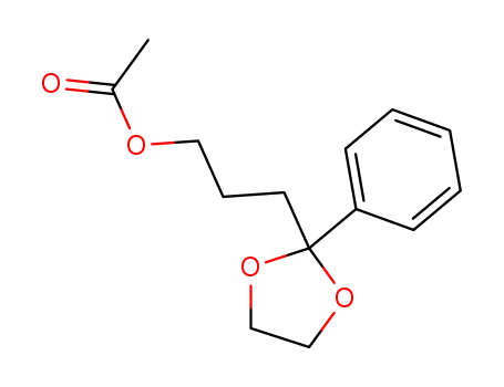 1,3-Dioxolane-2-propanol, 2-phenyl-, acetate