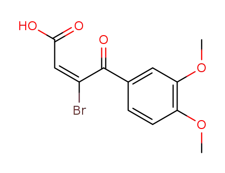 (E)-3-bromo-3-(3,4-dimethoxybenzoyl)acrylic acid