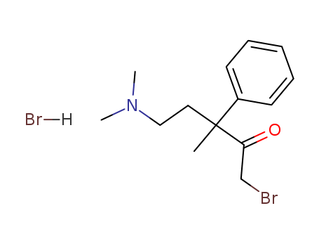 2-Pentanone,1-bromo-5-(dimethylamino)-3-methyl-3-phenyl-, hydrobromide (1:1) cas  7500-12-1