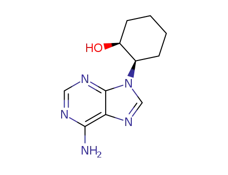 Molecular Structure of 954-62-1 (Adenine, 9-(2-hydroxycyclohexyl)-, trans-)