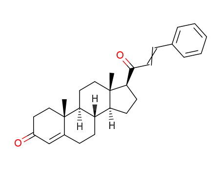 Molecular Structure of 103281-82-9 ((8S,9S,10R,13S,14S,17S)-10,13-dimethyl-17-[(2E)-3-phenylprop-2-enoyl]-1,2,6,7,8,9,10,11,12,13,14,15,16,17-tetradecahydro-3H-cyclopenta[a]phenanthren-3-one (non-preferred name))