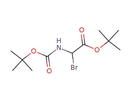 Molecular Structure of 117833-60-0 (a-Bromo-N-Boc-Gly-OtBu)
