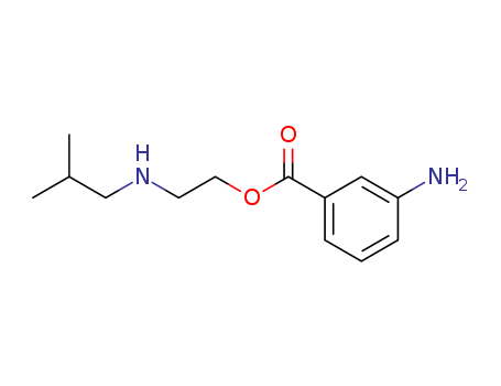 Ethanol, 2-[(2-methylpropyl)amino]-, 3-aminobenzoate (ester)